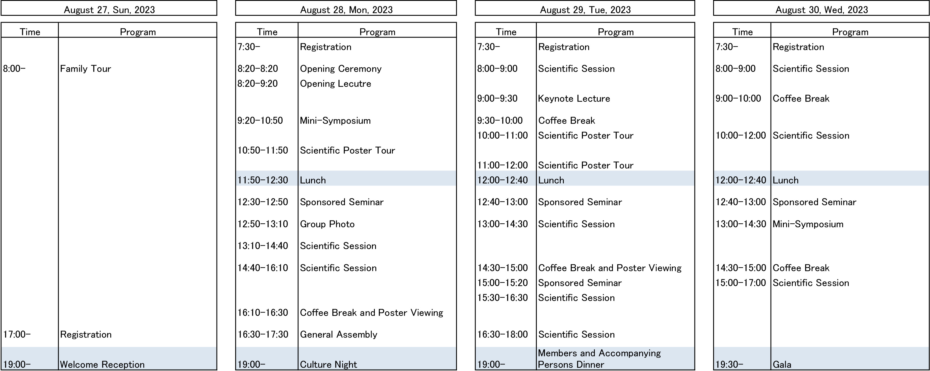 Program | CORLAS 2023